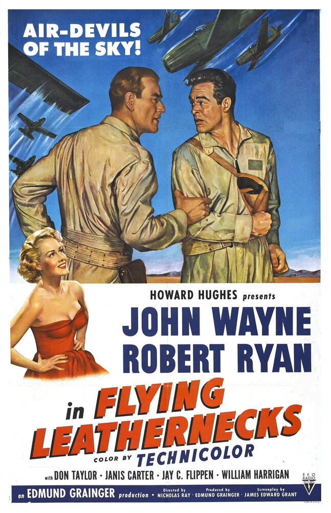 Горящий полет (1951) постер