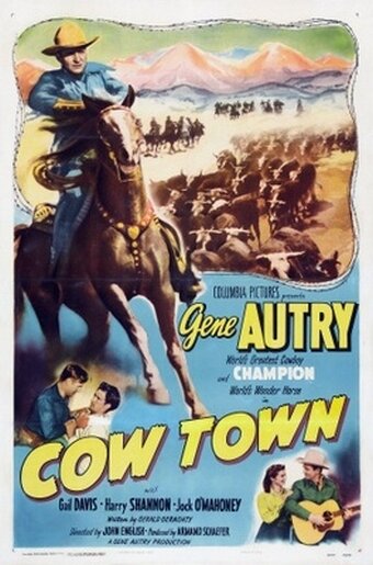 Cow Town (1950) постер