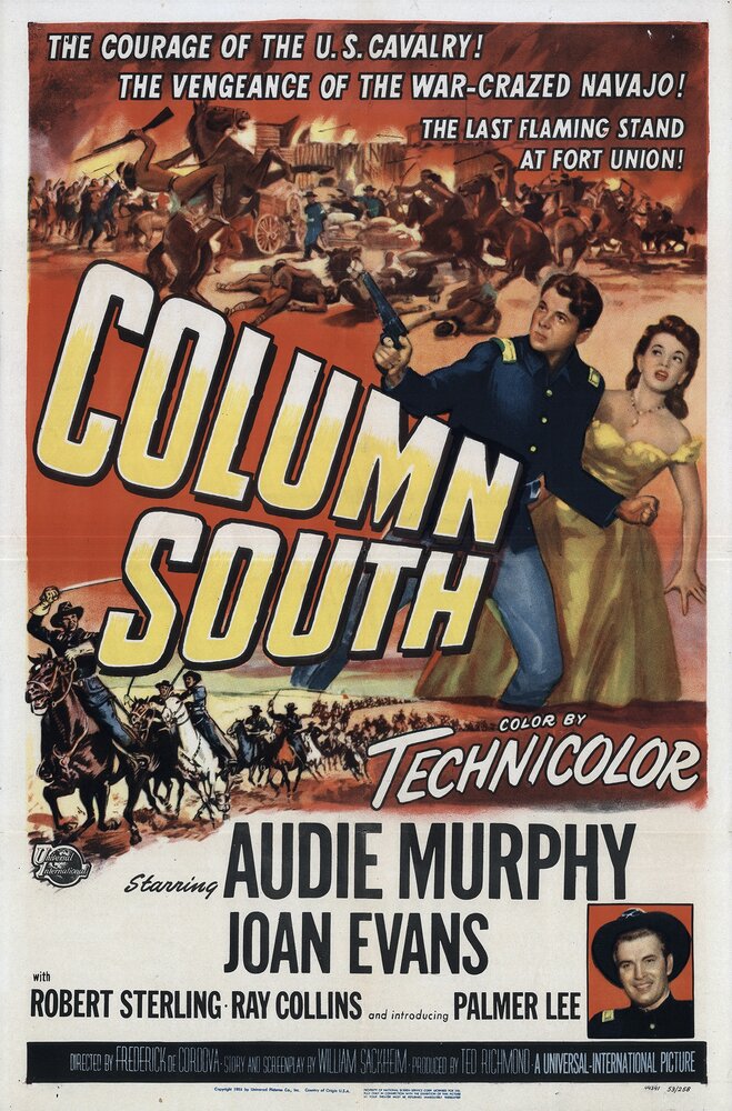 Колонна на Юг (1953) постер