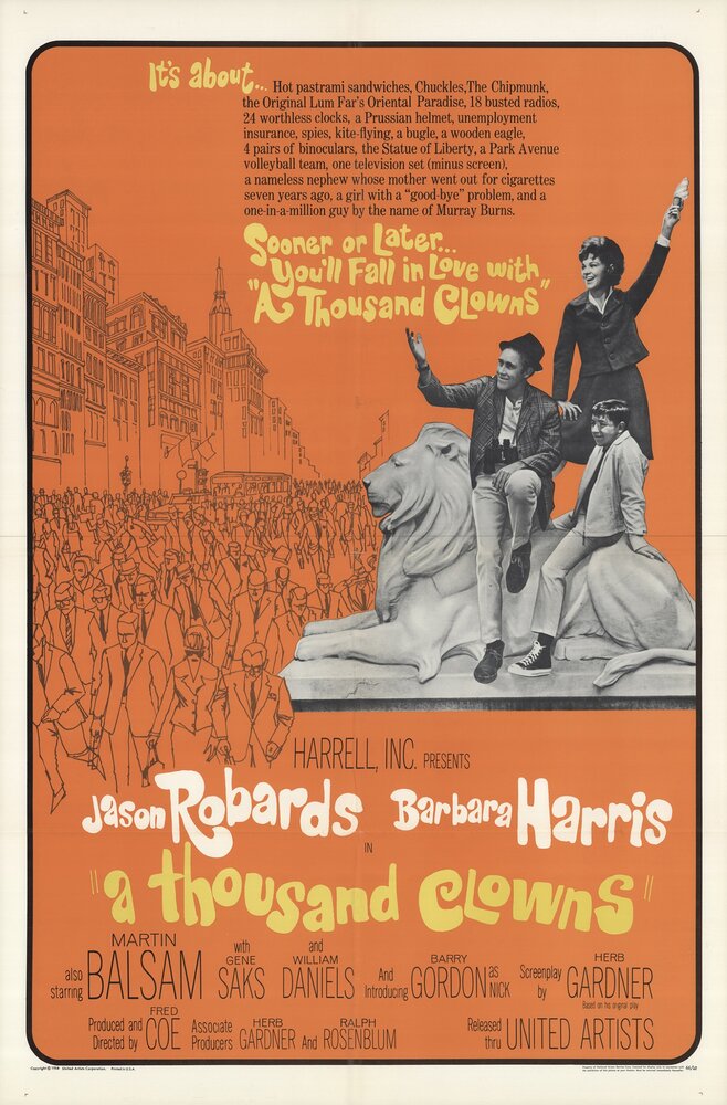 Тысяча клоунов (1965) постер