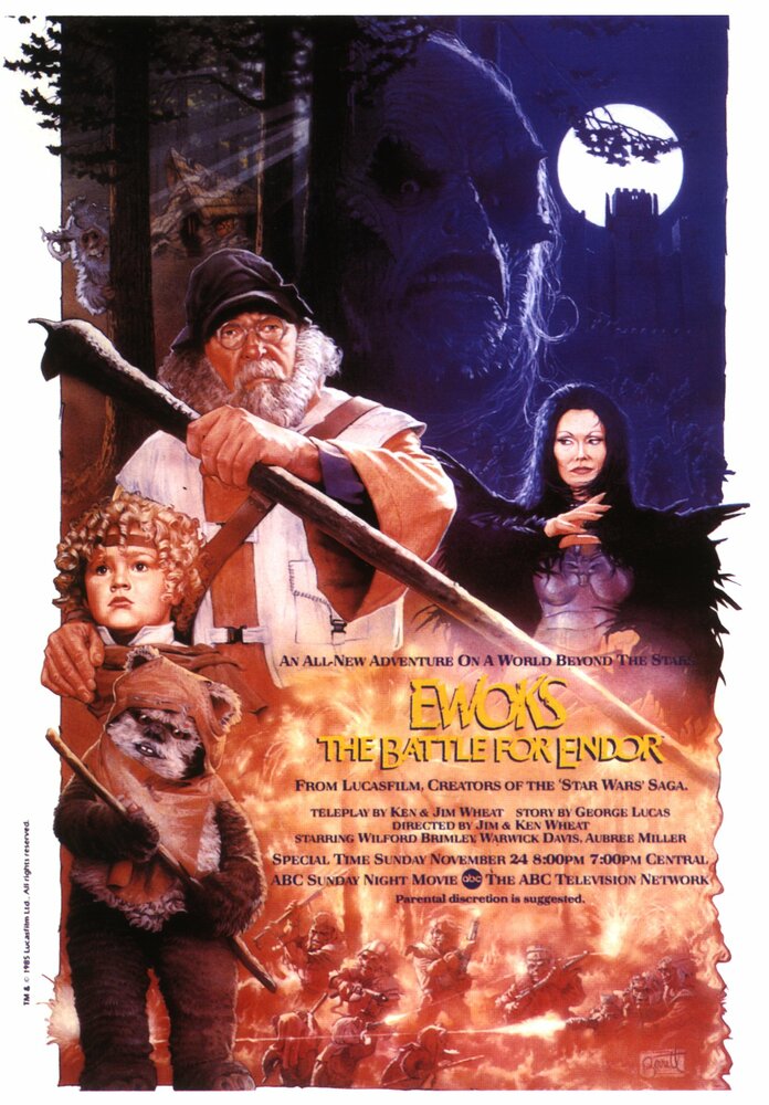 Эвоки: Битва за Эндор (1985) постер