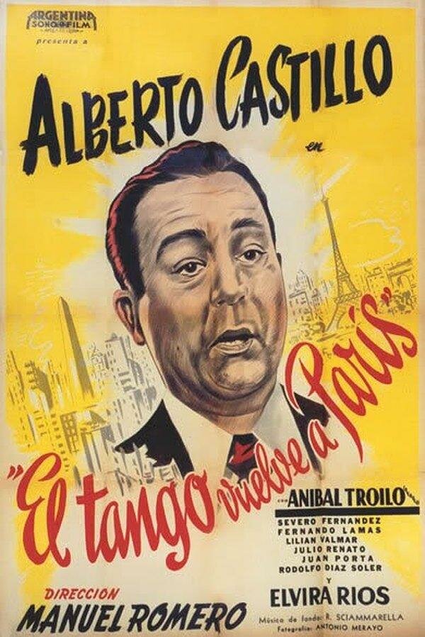 El tango vuelve a París (1948) постер