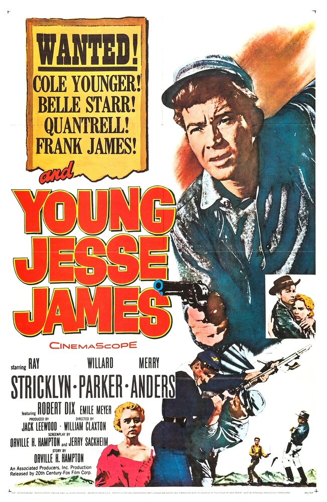 Молодой Джесси Джеймс (1960) постер