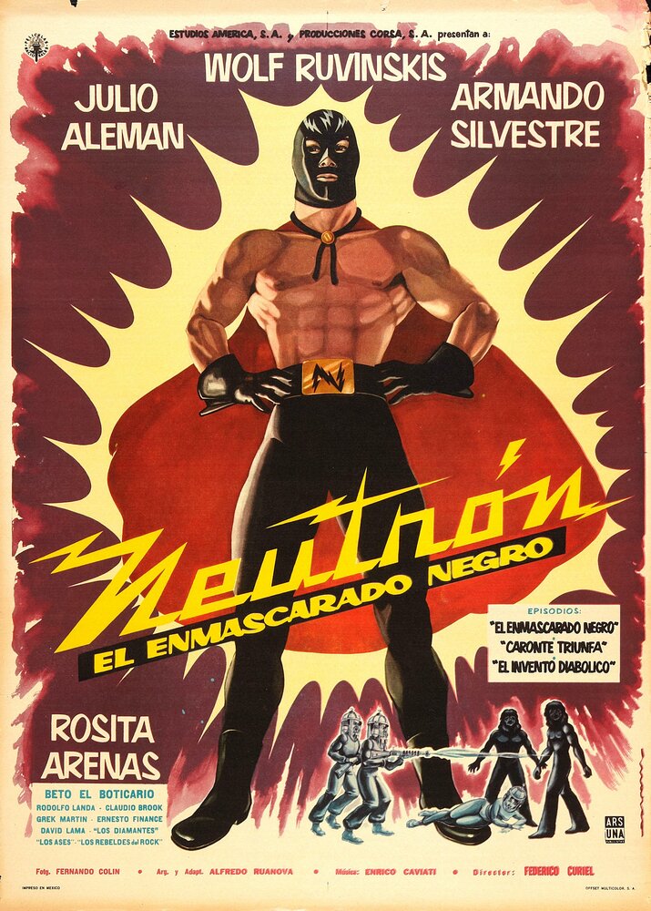 Neutrón, el enmascarado negro (1960) постер