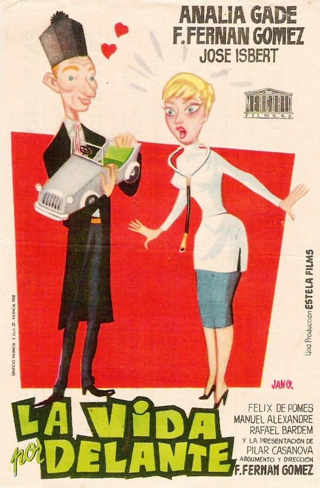 La vida por delante (1958) постер