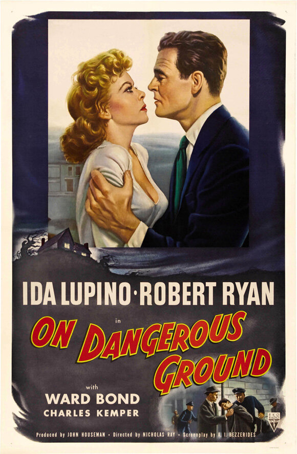На опасной земле (1951) постер