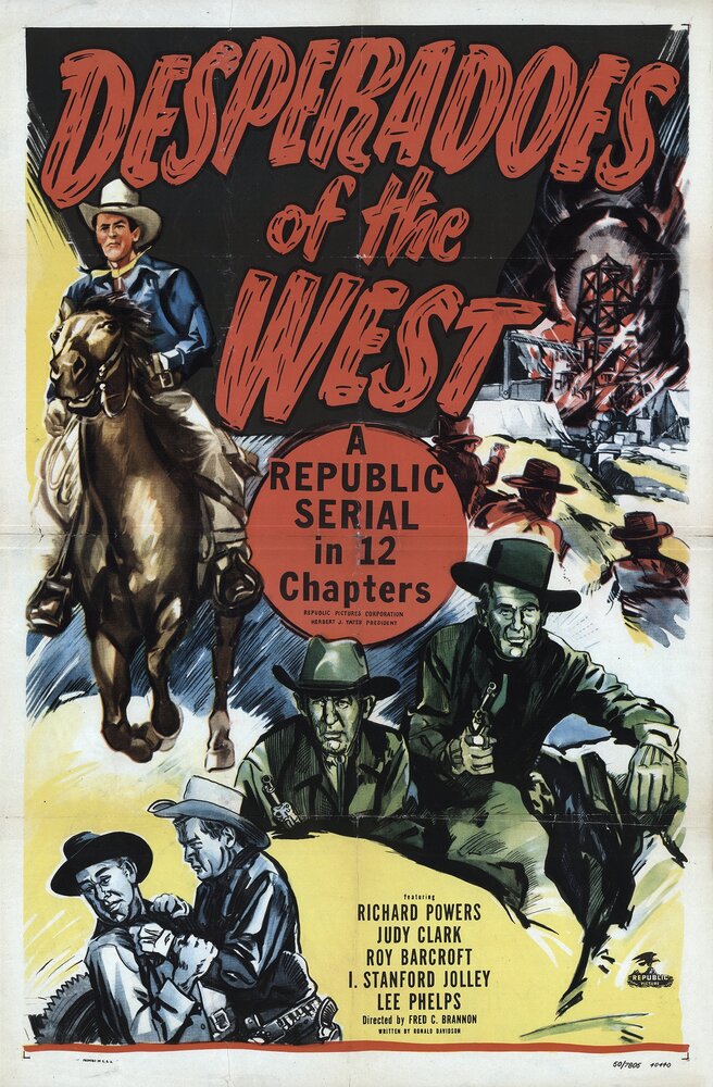 Desperadoes of the West (1950) постер