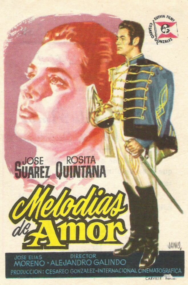 Tres melodías de amor (1955) постер