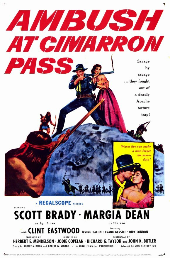 Засада на перевале Симаррон (1958) постер