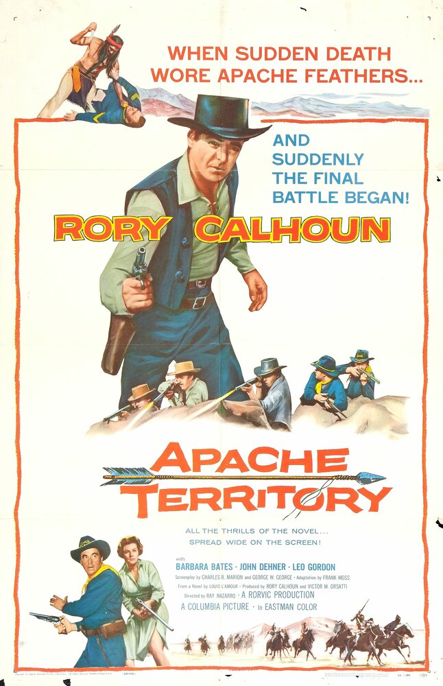 Территория апачей (1958) постер