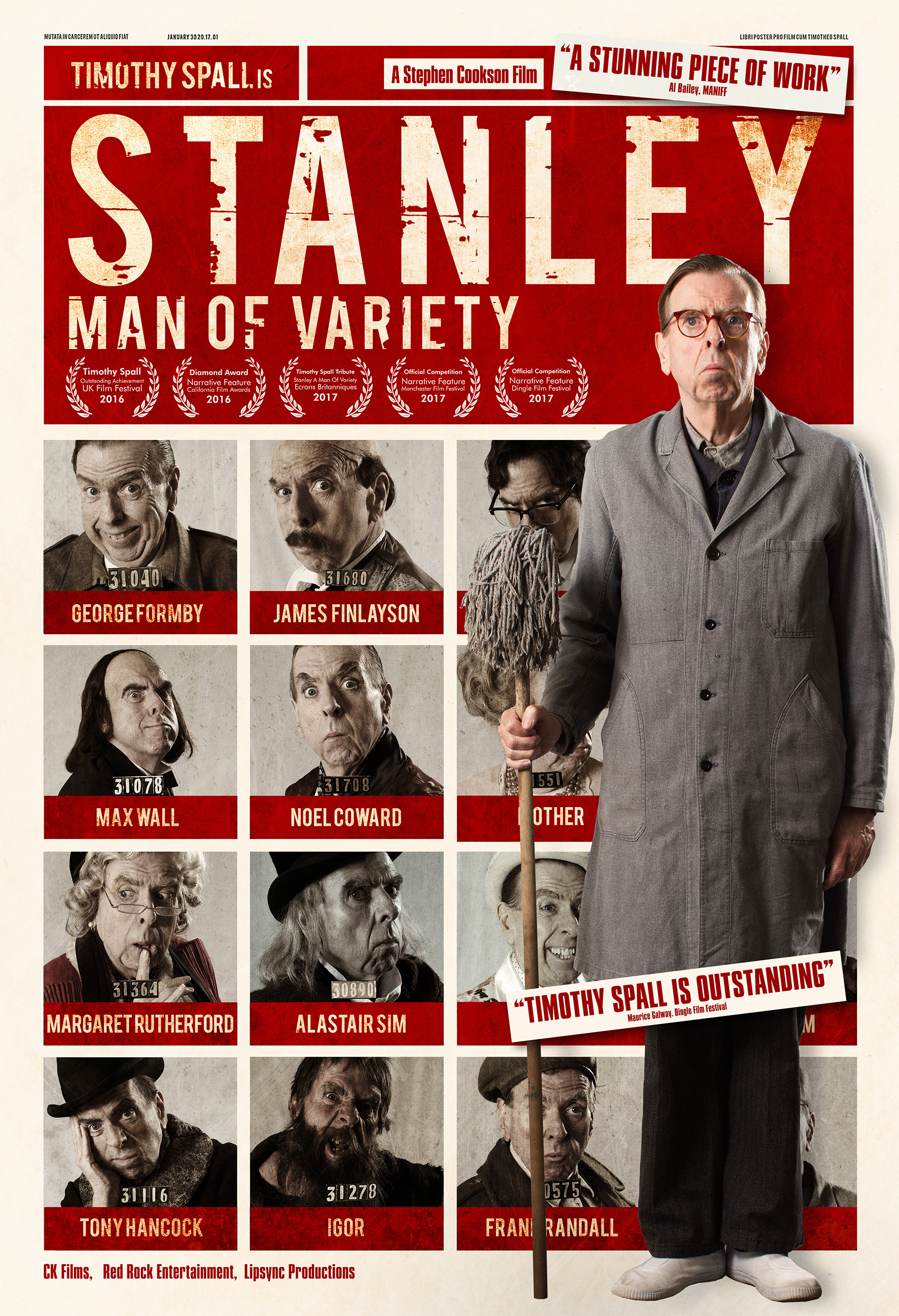Stanley a Man of Variety (2016) постер